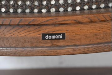 中古　展示品　美品　カリモク家具(karimoku)　domani(ドマーニ)　QUEENS LIFE(クイーンズライフ)　優雅なフォルムと柔らかな色合いでどんな空間にも馴染む!クラシカルな1人掛けソファ2脚セット(1Pソファ、一人掛けソファ、バラ売り可能)(定価2脚で約36万円)(R-084303)