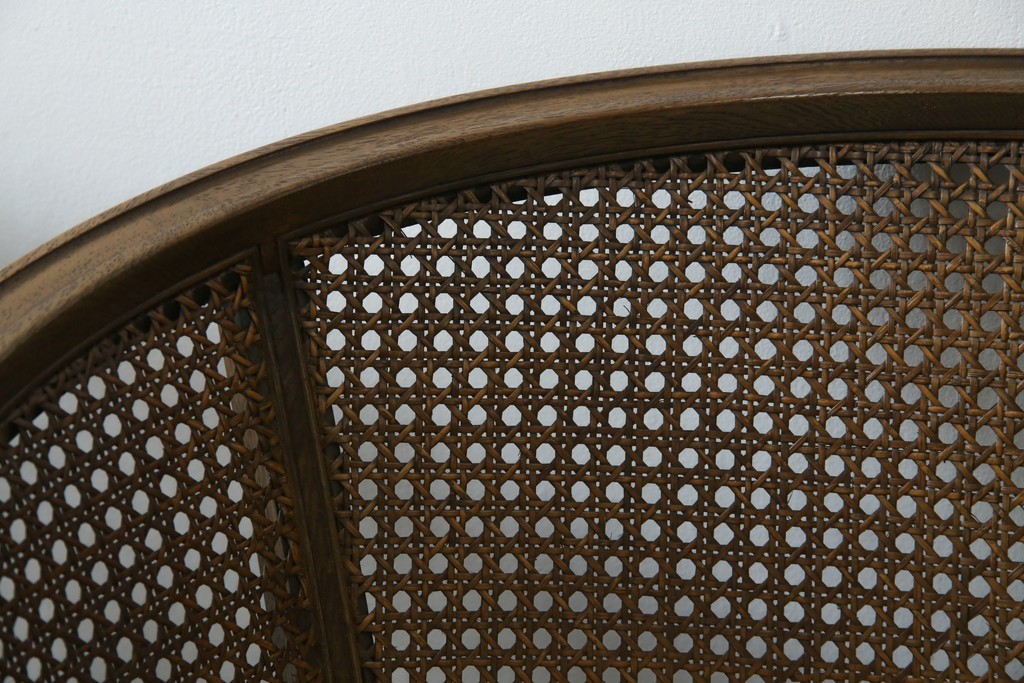 中古　展示品　美品　カリモク家具(karimoku)　domani(ドマーニ)　QUEENS LIFE(クイーンズライフ)　優雅なフォルムと柔らかな色合いでどんな空間にも馴染む!クラシカルな1人掛けソファ2脚セット　定価(2脚合計)約36万円　(R-084303)