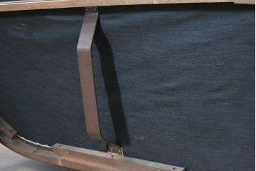 中古　展示品　美品　カリモク家具(karimoku)　domani(ドマーニ)　QUEENS LIFE(クイーンズライフ)　優雅なフォルムと柔らかな色合いでどんな空間にも馴染む!クラシカルな2人掛けソファ(2Pソファ、二人掛けソファ)(定価約29万円)(R-084304)