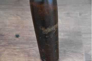 中古　北海道民芸家具　希少な廃番品　HM630　格好良い佇まいが魅力のキャプテンチェア4脚セット(肘掛け椅子、アームチェア、イス、板座チェア、ダイニングチェア、バラ売り可能)(R-084306)