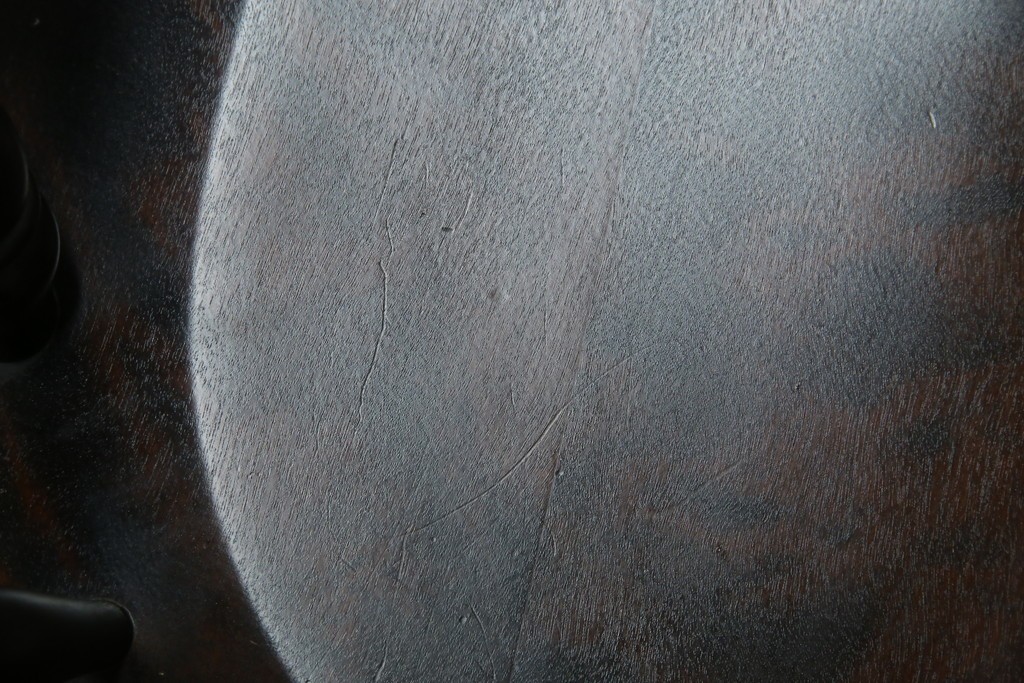 中古　北海道民芸家具　希少な廃番品　HM630　格好良い佇まいが魅力のキャプテンチェア4脚セット　(R-084306)