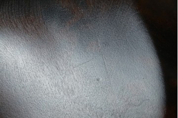 中古　北海道民芸家具　希少な廃番品　HM630　格好良い佇まいが魅力のキャプテンチェア4脚セット　(R-084306)