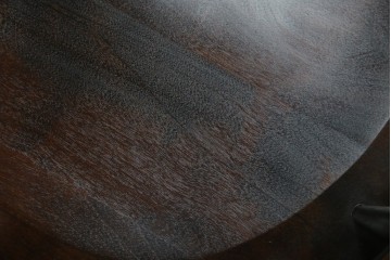 中古　北海道民芸家具　希少な廃番品　HM630　格好良い佇まいが魅力のキャプテンチェア4脚セット　(R-084306)