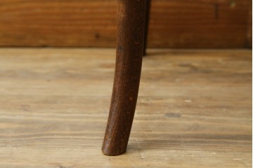 ヨーロッパアンティーク　背板と座面に施された彫刻が優美なベントウッドチェア　(R-084307)