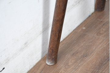 ヨーロッパアンティーク　背板と座面に施された彫刻が優美なベントウッドチェア(ダイニングチェア)(R-084307)