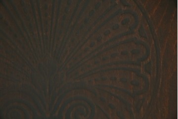 ヨーロッパアンティーク　背もたれの彫刻が優美な西洋アンティークのベントウッドチェア2脚セット　(R-084308)