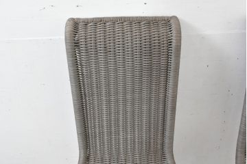 中古　美品　ドイツ製　TECTA(テクタ)　洗練されたモダン空間に映える編み込みデザインのチェア4脚セット(椅子、イス、ダイニングチェア、バラ売り可能)(定価4脚で約58万円)(R-084309)