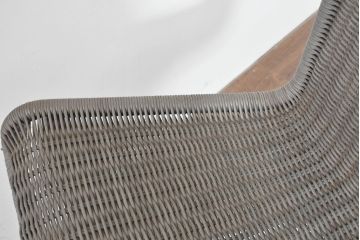 中古　美品　ドイツ製　TECTA(テクタ)　洗練されたモダン空間に映える編み込みデザインのチェア4脚セット(椅子、イス、ダイニングチェア、バラ売り可能)(定価4脚で約58万円)(R-084309)