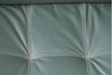 中古　美品!!　浜本工芸　ロングセラー　ベストセラーモデル　1800　重厚感のある3人掛けレザーソファ(本革、3人掛けソファ、三人掛け、トリプルソファ)(定価約25万円)(R-084310)