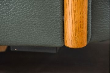 中古　美品!!　浜本工芸　ロングセラー　ベストセラーモデル　1800　重厚感のある3人掛けレザーソファ(本革、3人掛けソファ、三人掛け、トリプルソファ)(定価約25万円)(R-084310)