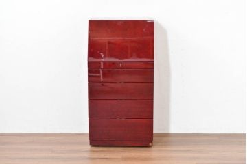 中古　展示品　超美品　キットファニチュア(KIT FURNITURE)　北谷家具　インテリア性と収納力を兼ね備えた優雅な佇まいのアクセサリーキャビネット(ジュエリーケース、ジュエリーボックス、サイドチェスト、引き出し)(定価約105万円)(R-084311)