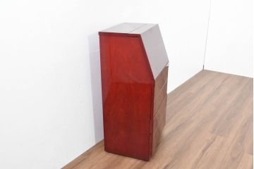 中古　展示品　超美品　キットファニチュア(KIT FURNITURE)　北谷家具　インテリア性と収納力を兼ね備えた優雅な佇まいのアクセサリーキャビネット(ジュエリーケース、ジュエリーボックス、サイドチェスト、引き出し)(定価約105万円)(R-084311)