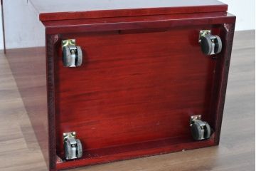 中古　展示品　超美品　キットファニチュア(KIT FURNITURE)　北谷家具　インテリア性と収納力を兼ね備えた優雅な佇まいのアクセサリーキャビネット(ジュエリーケース、ジュエリーボックス、サイドチェスト、引き出し)(定価約105万円)(R-084311)