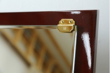 新古　未使用展示品　超美品　キットファニチュア(KIT FURNITURE)　北谷家具　インテリア性と収納力を兼ね備えた優雅な佇まいのアクセサリーキャビネット　定価約105万円　(R-084311)