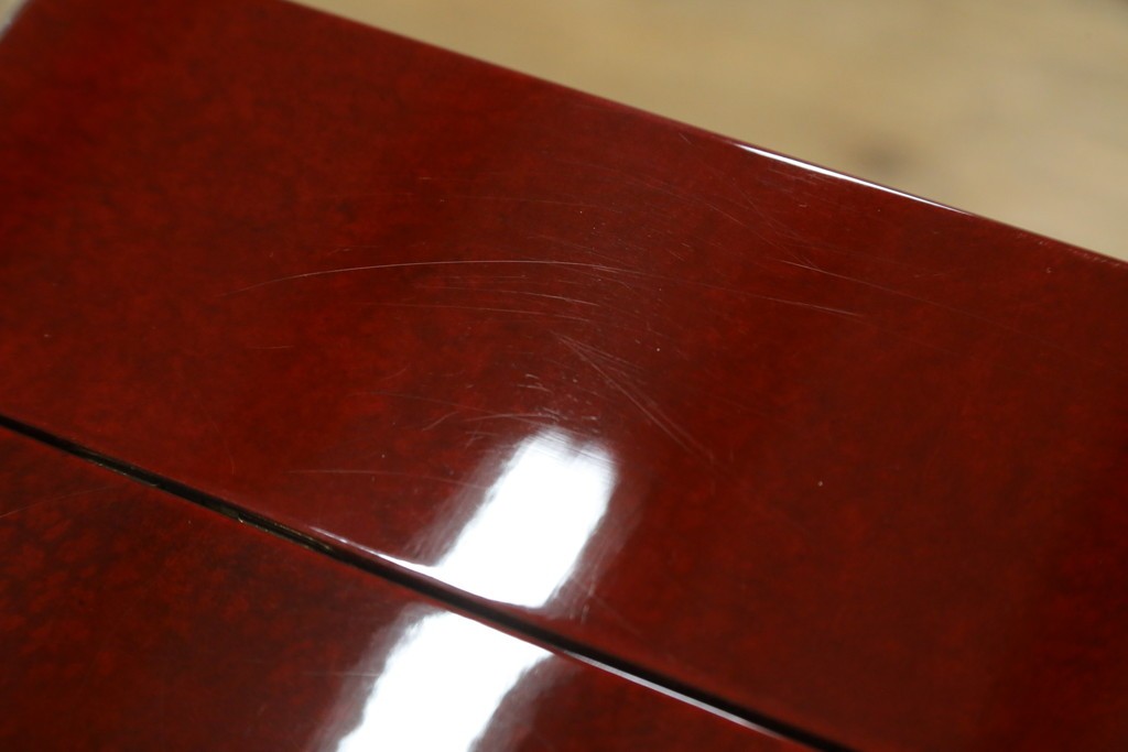 新古　未使用展示品　超美品　キットファニチュア(KIT FURNITURE)　北谷家具　インテリア性と収納力を兼ね備えた優雅な佇まいのアクセサリーキャビネット　定価約105万円　(R-084311)