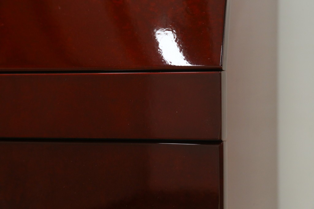 新古　未使用展示品　超美品　キットファニチュア(KIT FURNITURE)　北谷家具　インテリア性と収納力を兼ね備えた優雅な佇まいのアクセサリーキャビネット　定価約105万円　(R-084311)