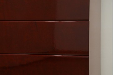 新古　未使用展示品　超美品　キットファニチュア(KIT FURNITURE)　北谷家具　インテリア性と収納力を兼ね備えた優雅な佇まいのアクセサリーキャビネット　定価約105万円　(R-084311)