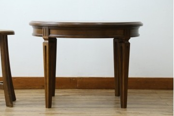 中古　カリモク家具(karimoku)　ドマーニ(domani)　クイーンズライフ(QUEENS LIFE)　クラシカルモダンな雰囲気漂うリビングテーブル　定価約17万円　(R-084319)