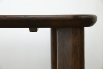 中古　美品　カリモク家具(karimoku)　DT8511　ナラ材　ナシンプルデザインでどんなインテリアにも馴染むダイニングテーブル　定価約14万円相当　(R-084321)