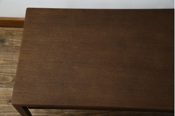 中古　美品　カリモク家具(karimoku)　ナラ材　チュラルで落ち着いた空間を演出するシンプルなローテーブル　(R-084322)