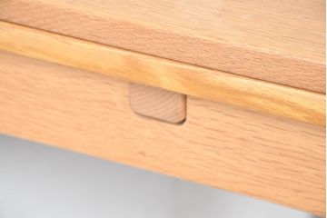 デンマークビンテージ　希少!!　スラーゼル・モーベルヴァーク(SM)社 カイ・ヴィンディング(Kaj Winding)デザイン　オーク材　エクステンションテーブル(4人掛け、6人掛け、ダイニングテーブル、ドローリーフテーブル、食卓、北欧、ヴィンテージ)(R-084323)