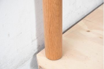 デンマークビンテージ　希少!!　スラーゼル・モーベルヴァーク(SM)社 カイ・ヴィンディング(Kaj Winding)デザイン　オーク材　エクステンションテーブル(4人掛け、6人掛け、ダイニングテーブル、ドローリーフテーブル、食卓、北欧、ヴィンテージ)(R-084323)
