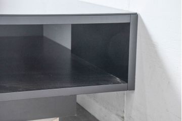 中古　美品　IDC大塚家具　リカルド 115　シンプルながらも洗練されたデザインがモダンな印象を与えるセンターテーブル(ローテーブル、リビングテーブル、座卓)(定価約20万円)(R-084325)