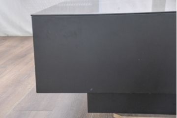 中古　美品　IDC大塚家具　リカルド 115　シンプルながらも洗練されたデザインがモダンな印象を与えるセンターテーブル(ローテーブル、リビングテーブル、座卓)(定価約20万円)(R-084325)
