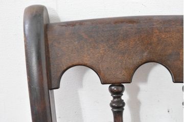 中古　松本民芸家具　#49型Aワイコムチェア　落ち着いた色味と滑らかな質感が美しいダイニングチェア(アームレスチェア、板座チェア、椅子、イス)(定価約11万円)(R-084328)