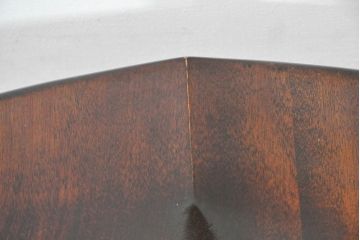 中古　松本民芸家具　#49型Aワイコムチェア　落ち着いた色味と滑らかな質感が美しいダイニングチェア(アームレスチェア、板座チェア、椅子、イス)(定価約11万円)(R-084328)