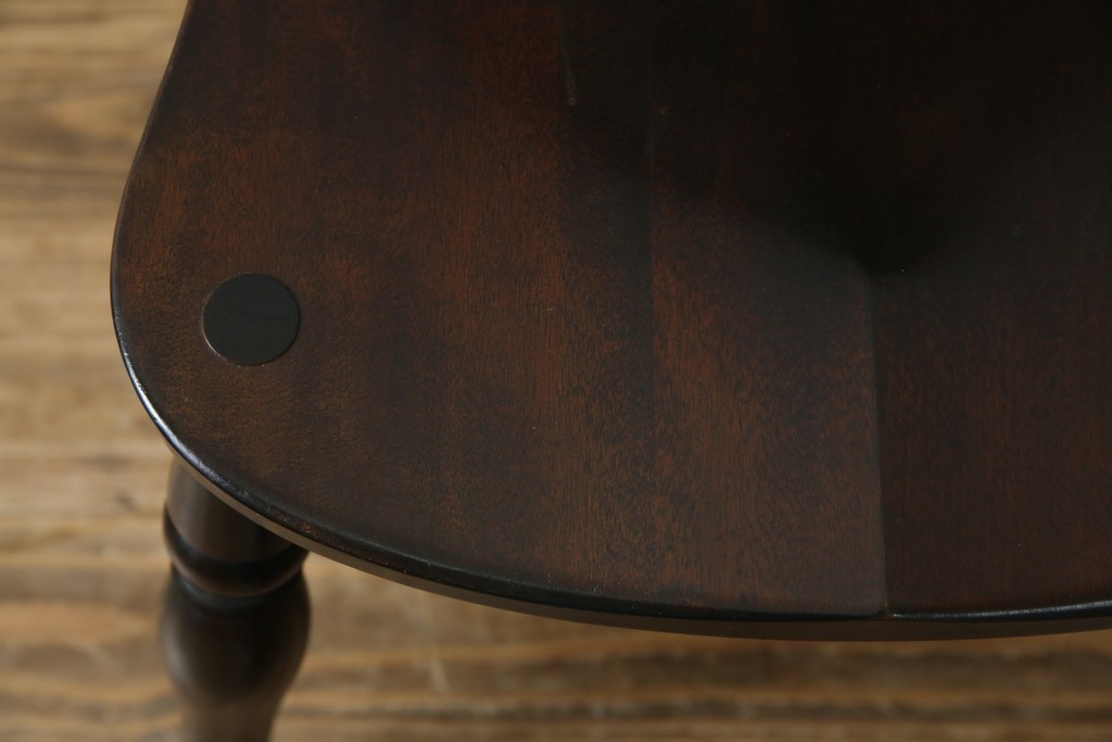 中古　松本民芸家具　#49型Aワイコムチェア　落ち着いた色味と滑らかな質感が美しいダイニングチェア　定価約11万円　(R-084328)