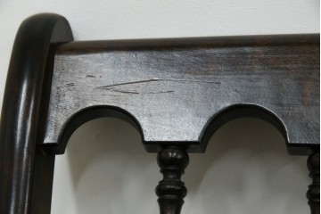 中古　松本民芸家具　#49型Aワイコムチェア　落ち着いた色味と滑らかな質感が美しいダイニングチェア　定価約11万円　(R-084328)