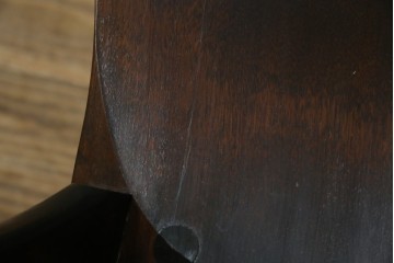 中古　松本民芸家具　#49型Aワイコムチェア　落ち着いた色味と滑らかな質感が美しいダイニングチェア　定価約11万円　(R-084328)