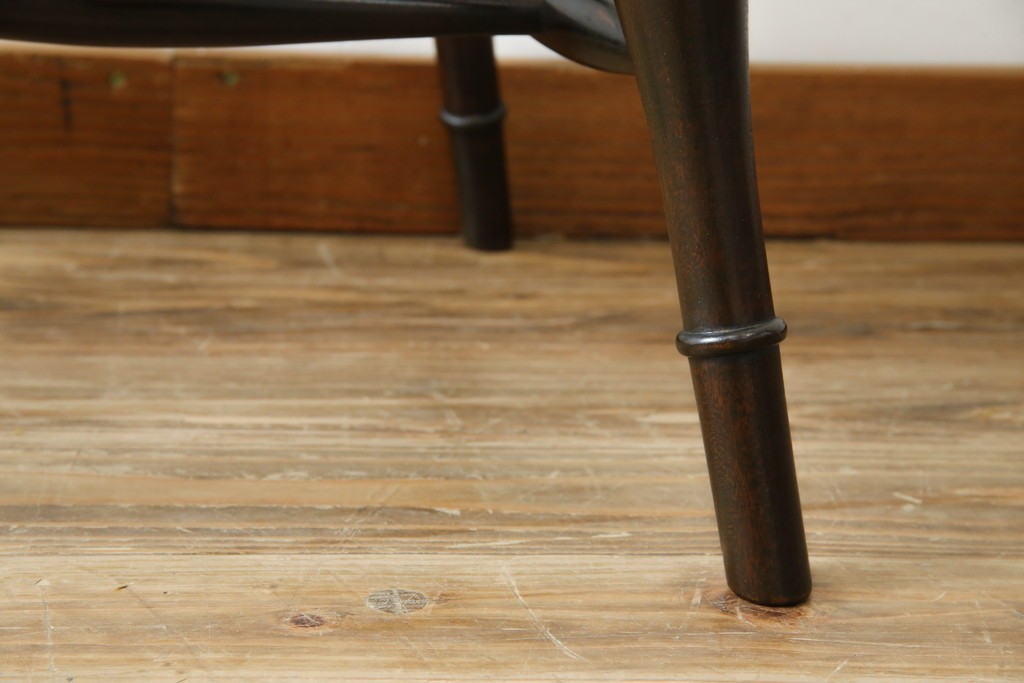 中古　松本民芸家具　#49型Aワイコムチェア　落ち着いた色味と滑らかな質感が美しいダイニングチェア　定価約11万円　(R-084328)