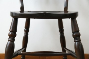 中古　松本民芸家具　#49型Aワイコムチェア　落ち着いた色味と滑らかな質感が美しいダイニングチェア　定価約11万円　(R-084328)