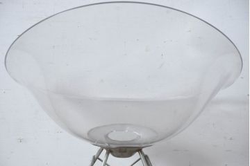 中古　イタリア　カルテル(Kartell)　エロエス(ERO|S|)　身体を包み込むようなフォルムが魅力のチェア(ハイチェア、カウンターチェア、椅子、イス)(定価約9万円)(R-084338)