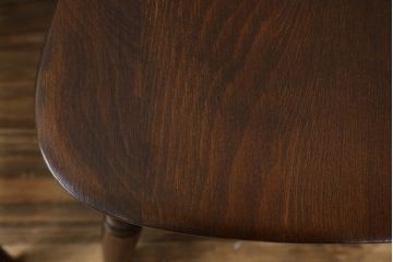 和製ビンテージ　飛騨家具　WINDS太平　ブナ材製のチェア(ダイニングチェア、椅子、イス、板座チェア、ヴィンテージ)(R-084356)