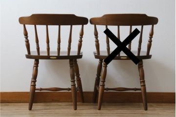 和製ビンテージ　飛騨家具　WINDS太平　ブナ材製のチェア(ダイニングチェア、椅子、イス、板座チェア、ヴィンテージ)(R-084356)