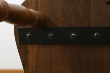 和製ビンテージ　飛騨家具　WINDS太平　ブナ材製のチェア(ダイニングチェア、椅子、イス、板座チェア、ヴィンテージ)(R-084356)