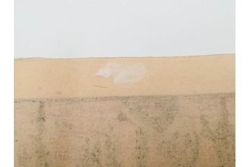 真作　後摺り　昭和10年吉田博作　「藤之庭」　優美な情景が広がる木版画　(R-084362)