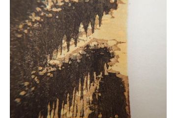 真作　後摺り　山高登　「湯島女坂」　41/100　情緒ある街並みを描いた木版画　(R-084363)