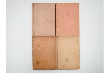 明治24年～40年　清水晴風　「うなゐの友(うないの友)」 1・2・3・4編　4冊セット(芸艸堂、人形、玩具、木版画集、和本、古書)(R-084366)