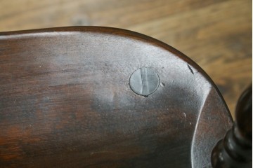 和製ビンテージ　松本民芸家具　#91型　落ち着きのある大人カフェ風インテリアが叶うキャプテンチェア　定価約13万円　(R-084384)