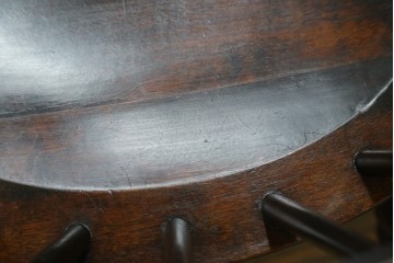 和製ビンテージ　松本民芸家具　#91型　落ち着きのある大人カフェ風インテリアが叶うキャプテンチェア　定価約13万円　(R-084384)