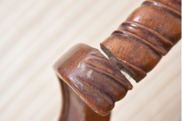 中古　アメリカ高級家具ブランド　ヒッコリーチェア(HICKORY CHAIR)　アームチェア2脚　セット定価約58万円相当　(R-084386)