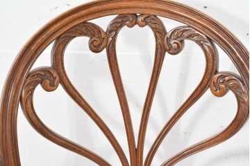 中古　アメリカ高級家具ブランド　ヒッコリーチェア(HICKORY CHAIR)　アームチェア2脚　セット定価約58万円相当　(R-084386)