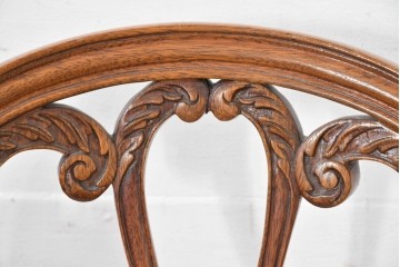 中古　アメリカ高級家具ブランド　ヒッコリーチェア(HICKORY CHAIR)　アームチェア2脚　セット定価約58万円相当　(R-084386)