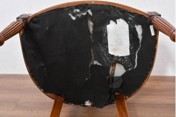 中古　アメリカ高級家具ブランド　ヒッコリーチェア(HICKORY CHAIR)　アームチェア2脚　セット定価約58万円相当　(R-084386)