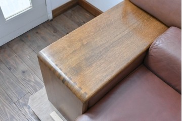 中古　CONDE HOUSE(カンディハウス)　BOLS(ボルス)　上質な大人空間を演出する本革の3人掛けソファ　定価約86万円　(R-084389)