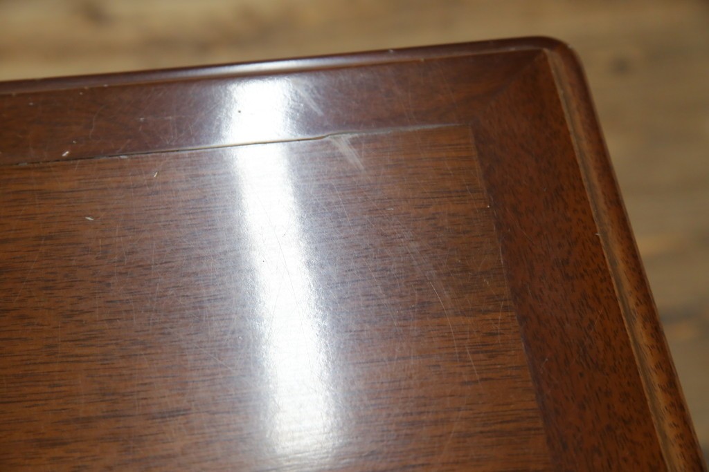 中古　美品　maruni(マルニ木工)　地中海ロイヤルシリーズ(ROYAL)　ゴールドの取っ手金具や丁寧に面取りされた装飾が気品を感じる片袖机　定価約24万円　(R-084395)